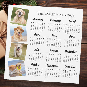 2026 Personalized Family Pet Dog Photos Calendar