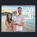 2026 Personalized Family Photo Calendar<br><div class="desc">This 2026 personalized family photo calendar comes with space for 12 photos. Perfect holiday gift for family to showcase photos from a vacation or a recap of the year.</div>