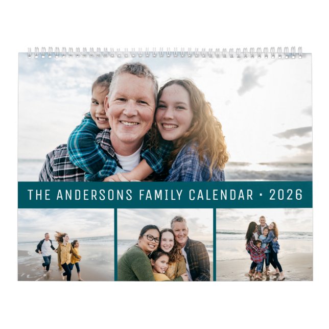 2026 Personalized Family Simple Minimalist  Calendar (Cover)
