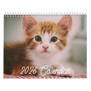 2026 Personalized  Pet Photos Create Your Own Calendar