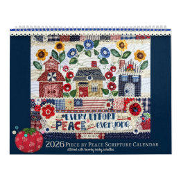 2026 Piece by Peace Scripture Calendar