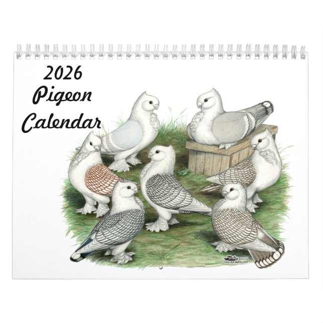 2026 Pigeon Calendar (Cover)