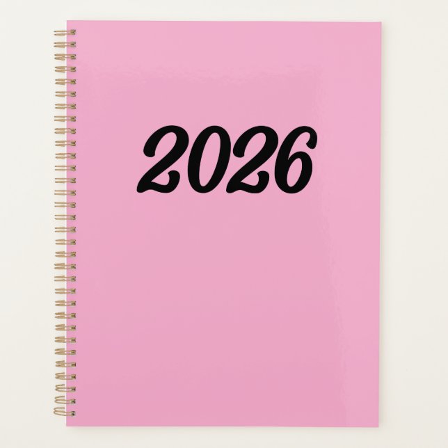 2026 Pink Planner (Front)