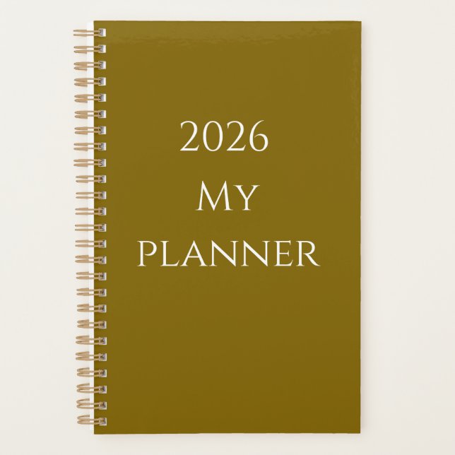 2026 planner  (Front)