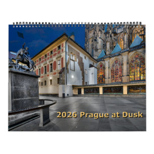2026 Prague at Dusk Calendar