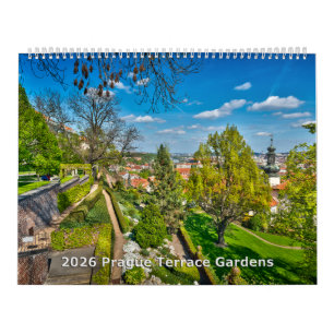 2026 Prague - Terrace Gardens Calendar