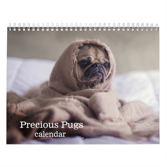 2026 Precious Pugs Calendar (Cover)