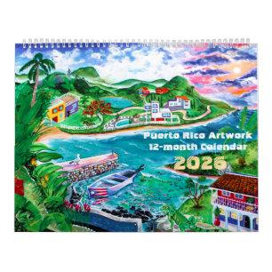 2026 Puerto Rico Art Calendar