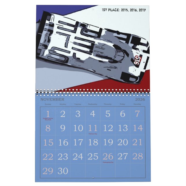 2026 RACING CALENDAR (Nov 2026)