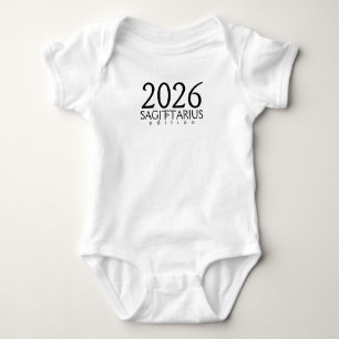 2026 Sagittarius edition with symbol Baby T-Shirt Bodysuit