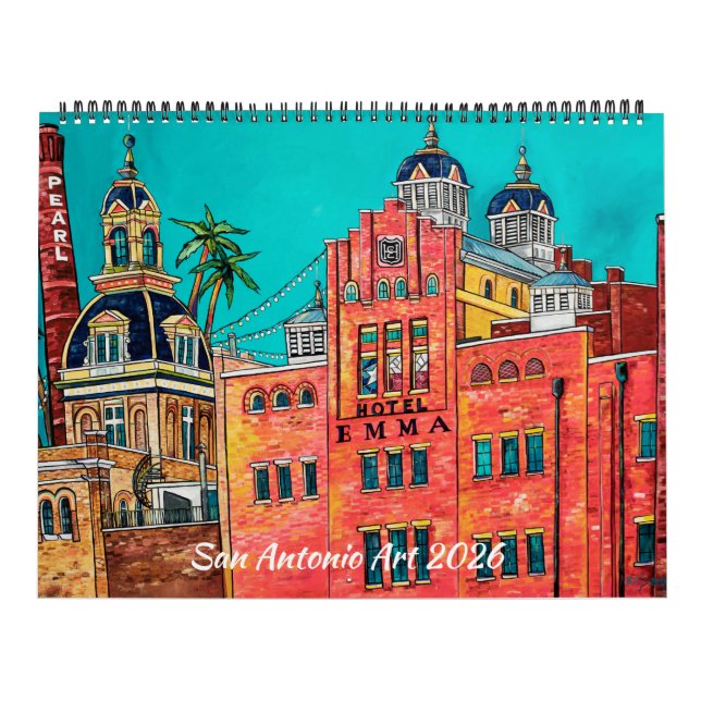2026 San Antonio Artist Series Calendar (Cover)