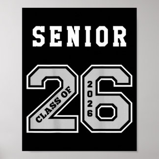 2026 Senior On Back Jersey - 2026 Seniors Cl Of 26 Poster