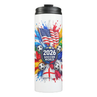 2026 Soccer World Championship Thermal Tumbler