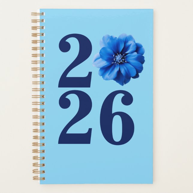 2026 softcover planner, 5.5 x 8.25 in planner (Front)