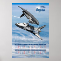 2026 Soviet Buran Shuttle Rendezvous Calendar