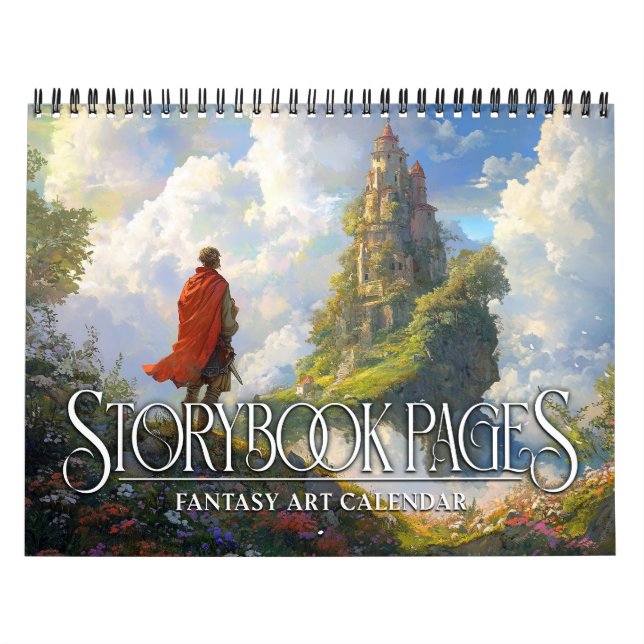 2026 Storybook Pages Fantasy Art Calendar (Cover)