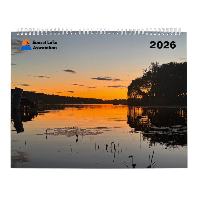 2026 Sunset Lake Calendar (Cover)