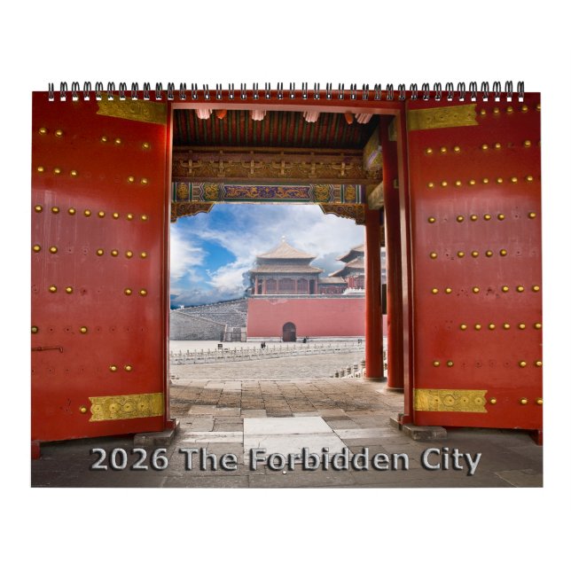 2026 The Forbidden City Calendar (Cover)