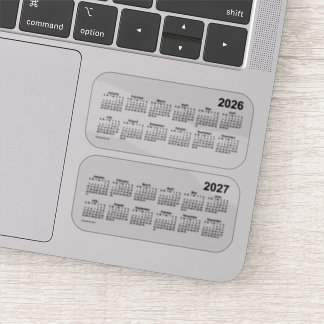2026 Transparent 2027 Calendar by Janz