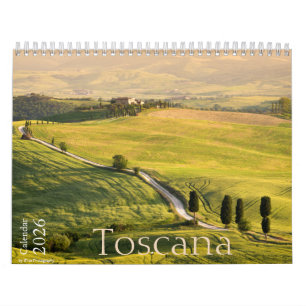 2026 Tuscany landscape photography Calendar