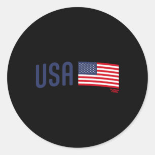 2026 Usa Soccer Fan World Cup _2 Classic Round Sticker