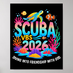 2026 Vacation Bible School Diving Into Friendship Poster