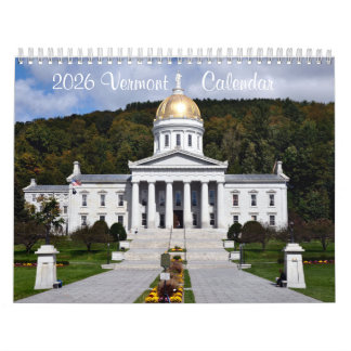 2026 Vermont - Calendar