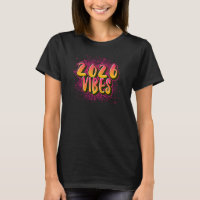 2026 VIBES Graffiti Streetwear Graphic T-Shirt