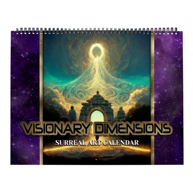 2026 Visionary Dimensions 2 Surreal Art Calendar (Cover)