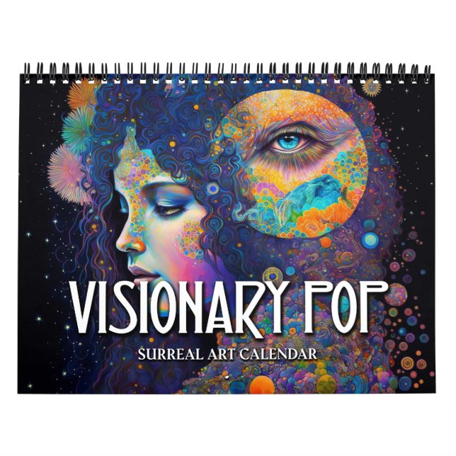2026 Visionary Pop Surreal Art Calendar (Cover)