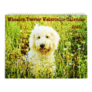 2026  Wheaten Terrier Dog Mama Mom Owner Gifts Calendar