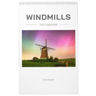 2026 Windmills photography Calendar