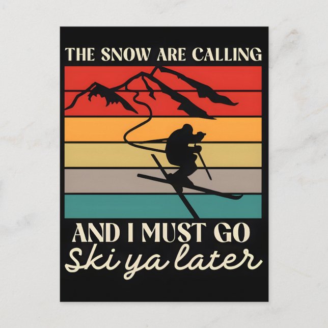 2026 Winter Olympics Holiday Postcard Cheer (Front)