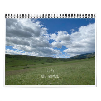 2026 Wolf, Wyoming Scenery Calendar