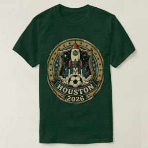  2026 World Cup Host City Vintage Football Badge  T-Shirt