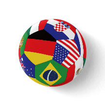2026 World Cup Soccer Flag Button