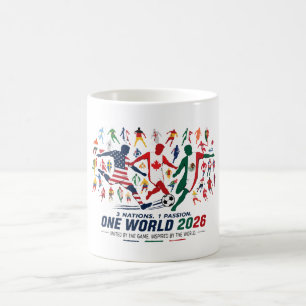 2026 World Soccer Unity: 3 Nations 1 Passion Coffee Mug