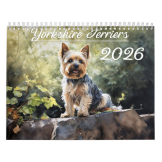 2026 Yorkshire Terriers Calendar