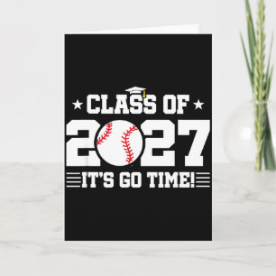 2027 Back To School Baseball 2027 Graduation - Cl Card