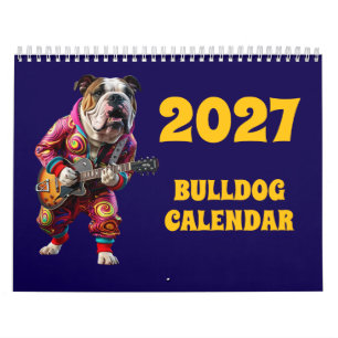 2027 Bulldog Calendar