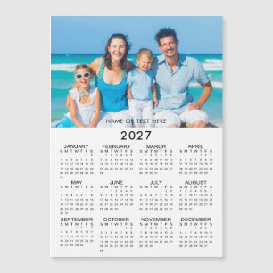 2027 Calendar Photo Custom Magnetic