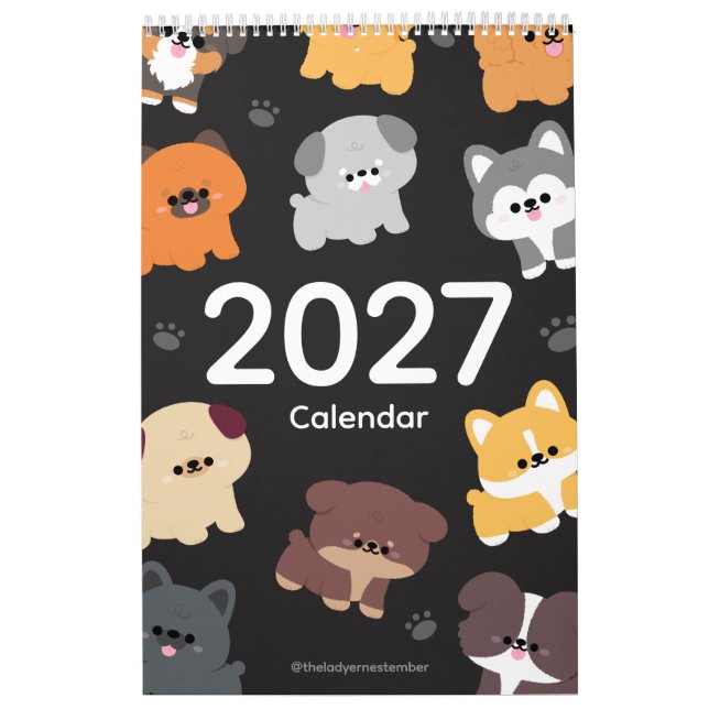 2027 Calendar Puppies (Cover)