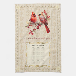 2027 Calendar Towel Cardinals