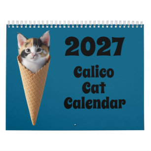 2027 Calico Cat Calendar