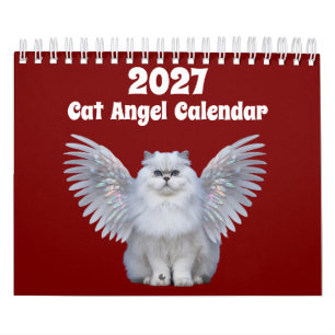 2027 Cat Angel Calendar