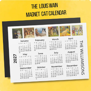 2027 Cats of Louis Wain Magnet Calendar