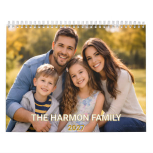 2027 Custom Calendar Personalized Family Photos