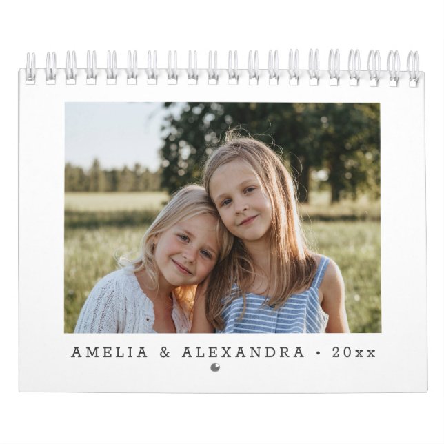 2027 Custom Create Your Own Family Photo Calendar (Cover)