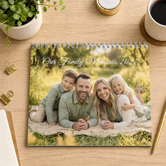 2027 Custom Family Photo  Calendar