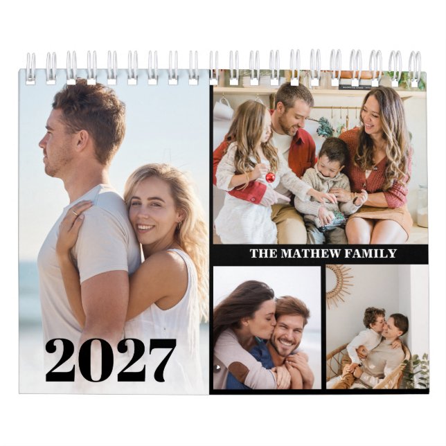 2027 Custom Photo Calendar Simple Create Your Own (Cover)